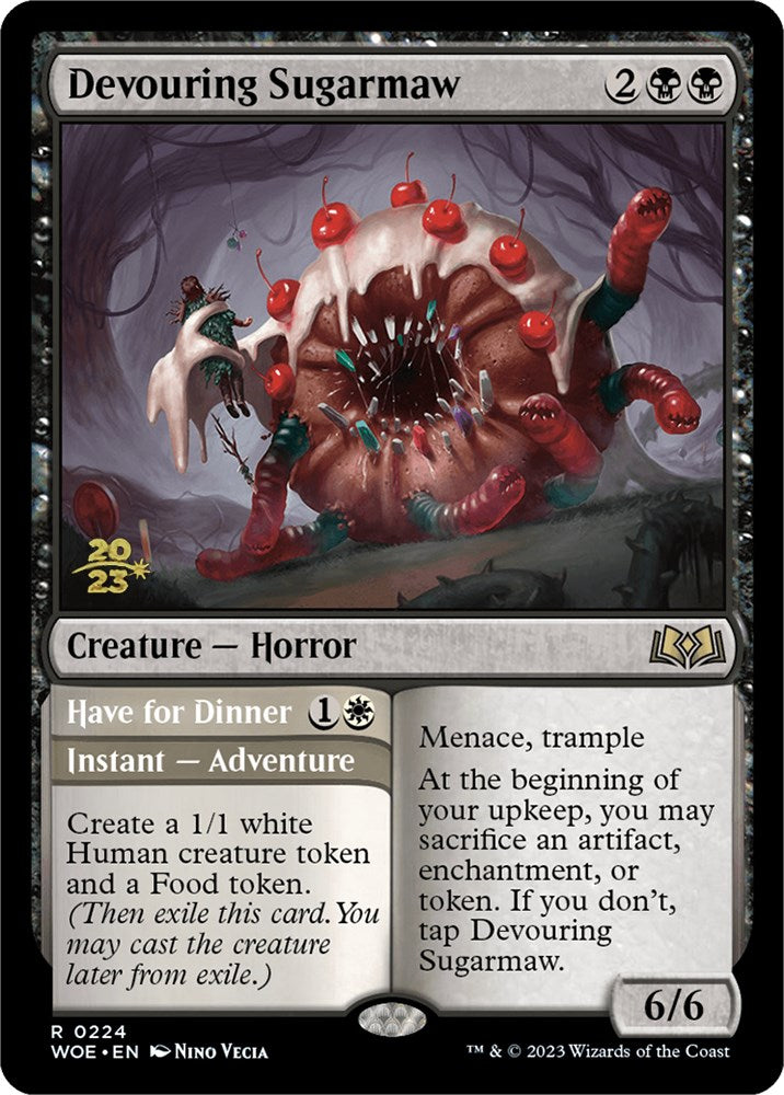 Devouring Sugarmaw // Have for Dinner [Wilds of Eldraine Prerelease Promos] - The Mythic Store | 24h Order Processing