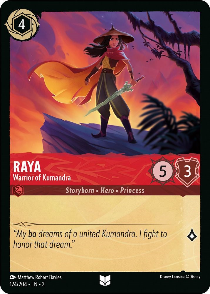 Raya - Warrior of Kumandra (124/204) [Rise of the Floodborn] - The Mythic Store | 24h Order Processing