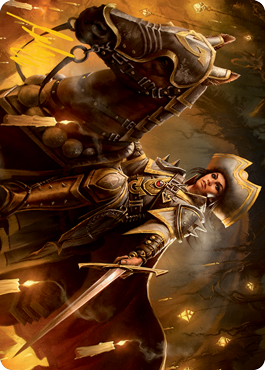 Seasoned Cathar Art Card (Gold-Stamped Signature) [Innistrad: Midnight Hunt Art Series] - The Mythic Store | 24h Order Processing