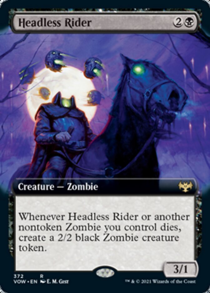 Headless Rider (Extended Art) [Innistrad: Crimson Vow] - The Mythic Store | 24h Order Processing