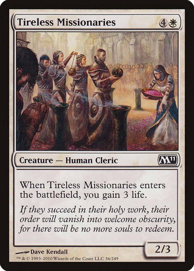 Tireless Missionaries [Magic 2011] - The Mythic Store | 24h Order Processing