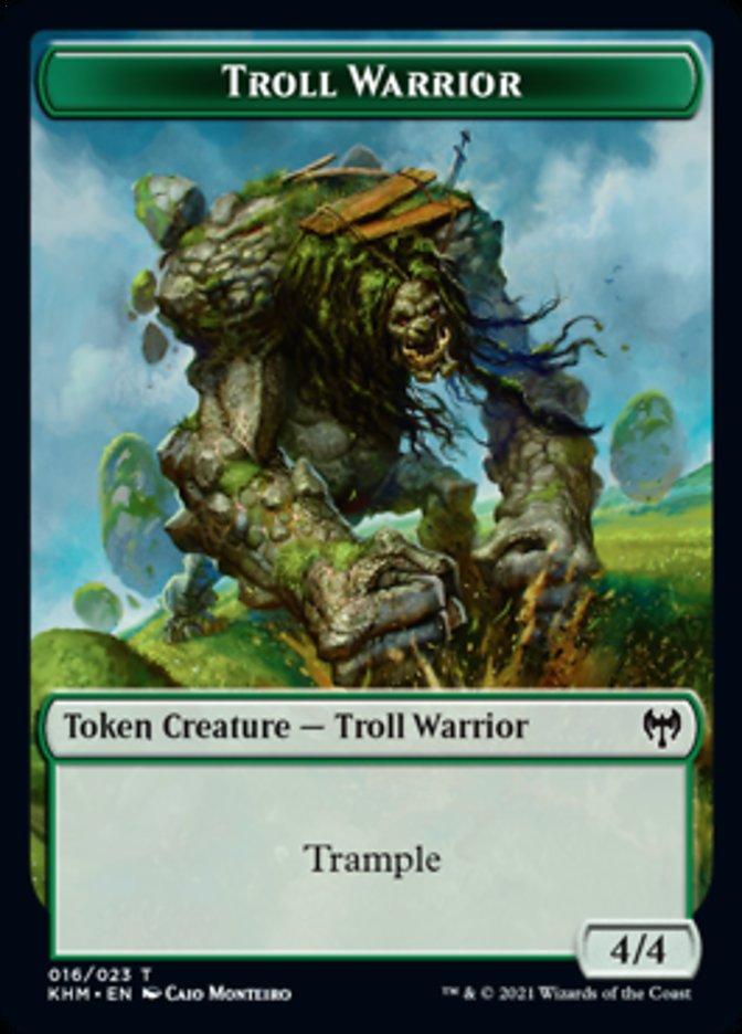 Troll Warrior Token [Kaldheim Tokens] - The Mythic Store | 24h Order Processing