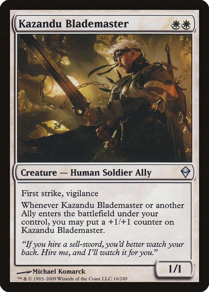 Kazandu Blademaster [Zendikar] - The Mythic Store | 24h Order Processing