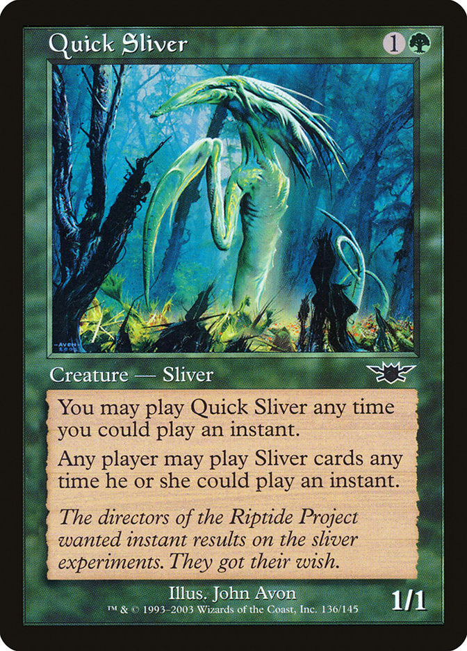 Quick Sliver [Legions] - The Mythic Store | 24h Order Processing