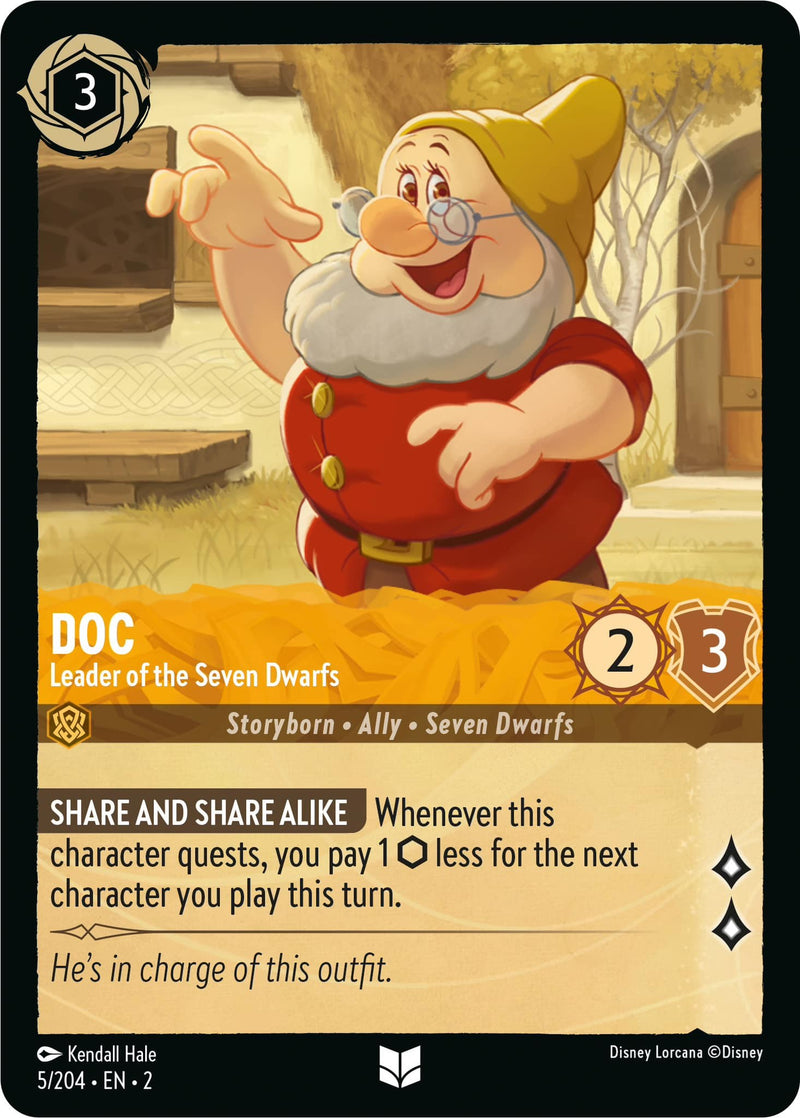 Doc - Leader of the Seven Dwarfs (5/204) [Rise of the Floodborn] - The Mythic Store | 24h Order Processing