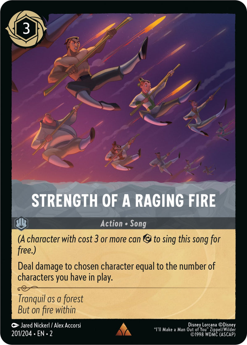 Strength of a Raging Fire (201/204) [Rise of the Floodborn] - The Mythic Store | 24h Order Processing