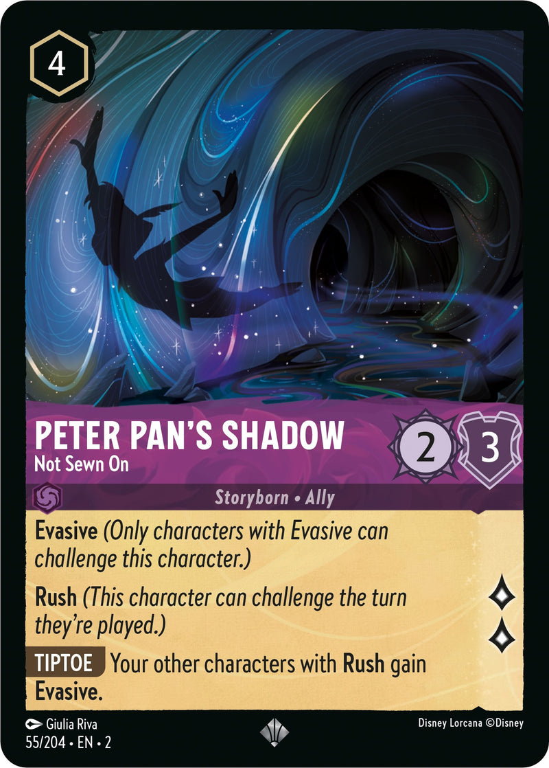 Peter Pan's Shadow - Not Sewn On (55/204) [Rise of the Floodborn] - The Mythic Store | 24h Order Processing