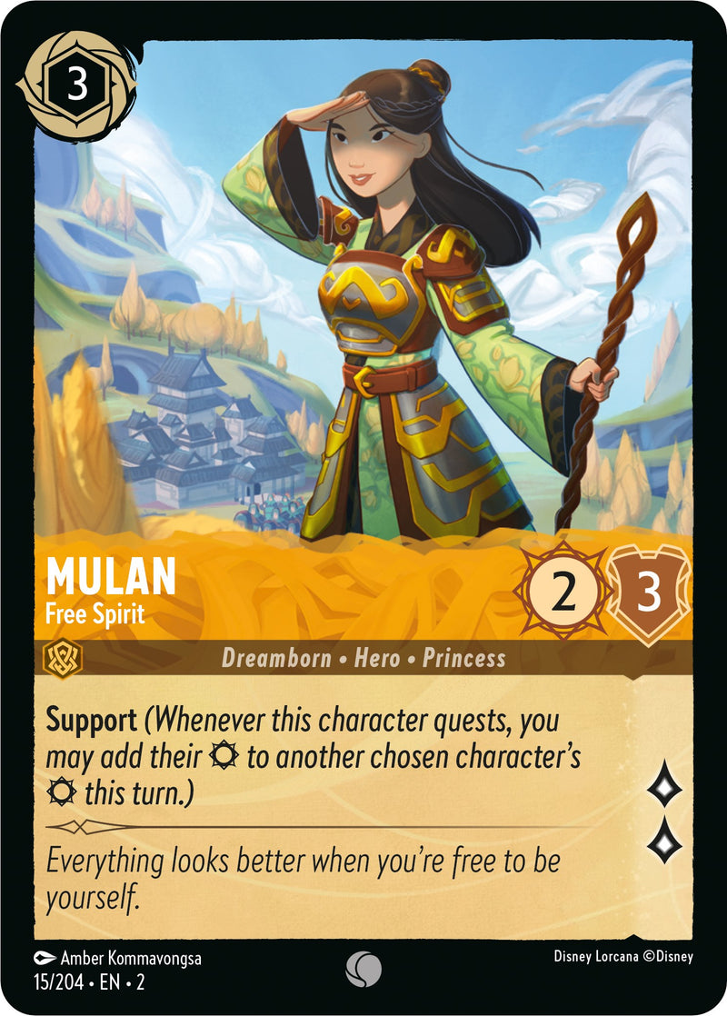 Mulan - Free Spirit (15/204) [Rise of the Floodborn] - The Mythic Store | 24h Order Processing