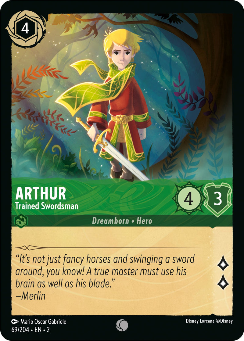 Arthur - Trained Swordsman (69/204) [Rise of the Floodborn] - The Mythic Store | 24h Order Processing