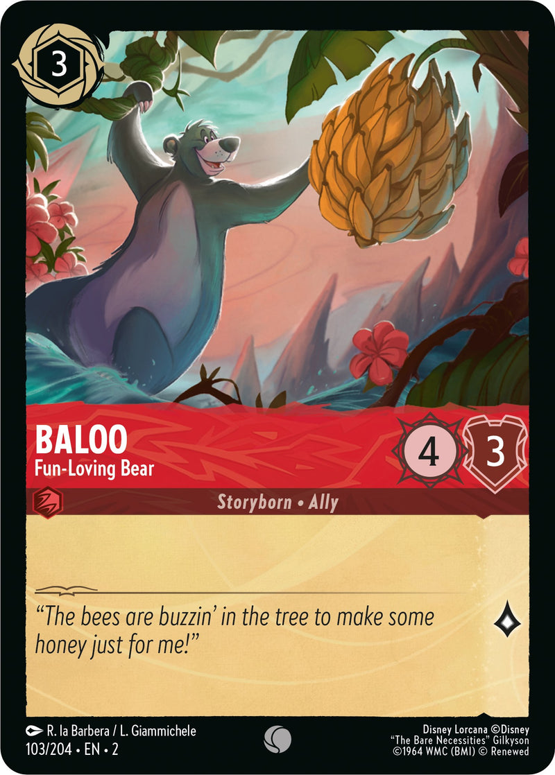Baloo - Fun-Loving Bear (103/204) [Rise of the Floodborn] - The Mythic Store | 24h Order Processing