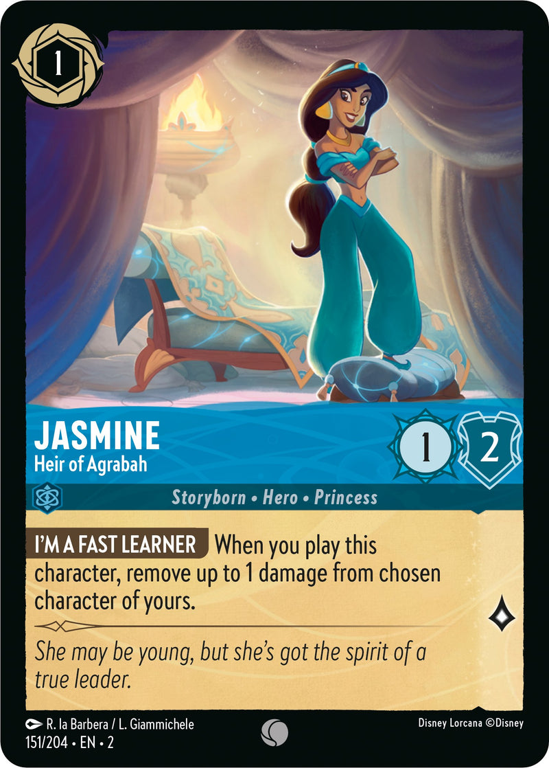 Jasmine - Heir of Agrabah (151/204) [Rise of the Floodborn] - The Mythic Store | 24h Order Processing
