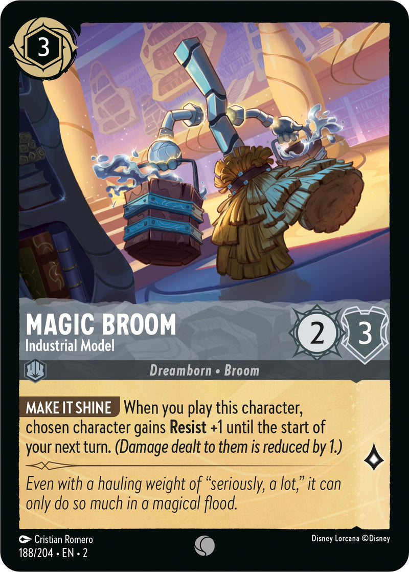 Magic Broom - Industrial Model (188/204) [Rise of the Floodborn] - The Mythic Store | 24h Order Processing