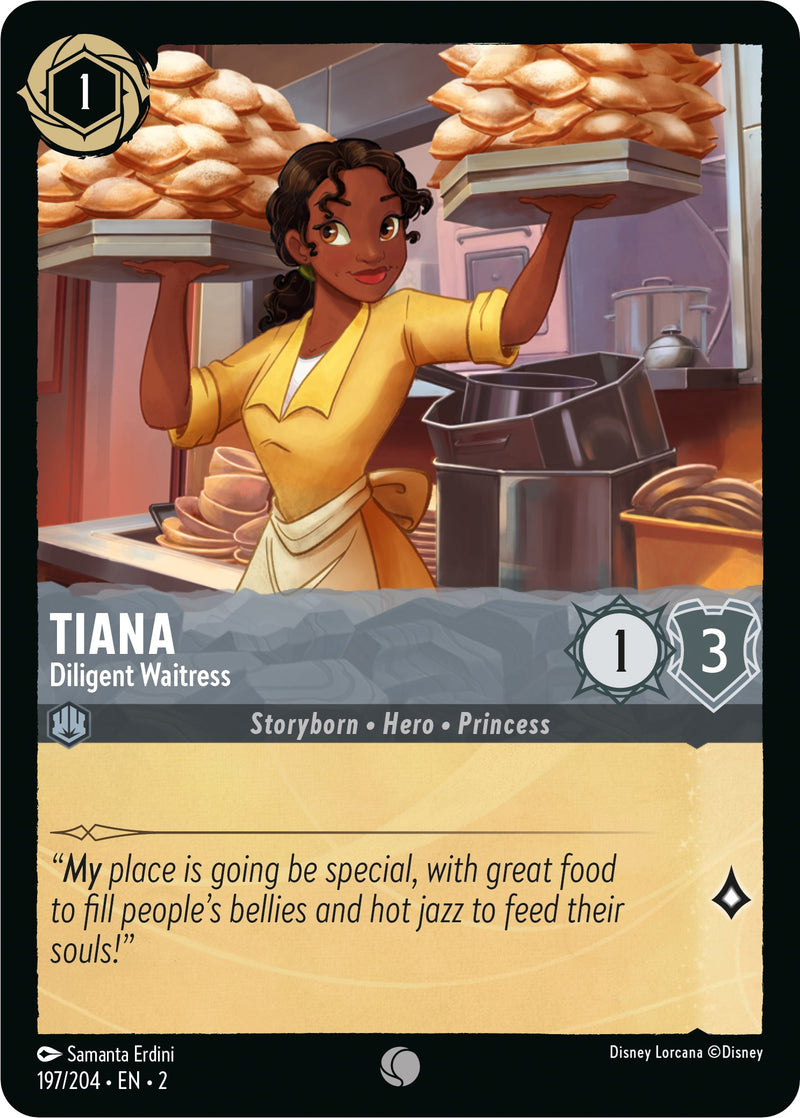 Tiana - Diligent Waitress (197/204) [Rise of the Floodborn] - The Mythic Store | 24h Order Processing