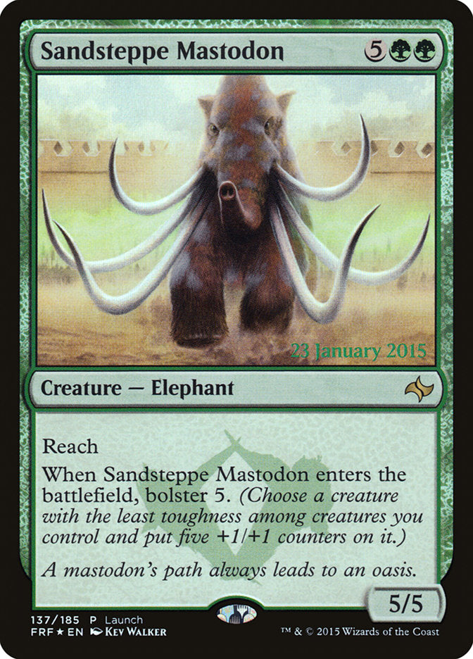 Sandsteppe Mastodon (Launch) [Fate Reforged Prerelease Promos] - The Mythic Store | 24h Order Processing