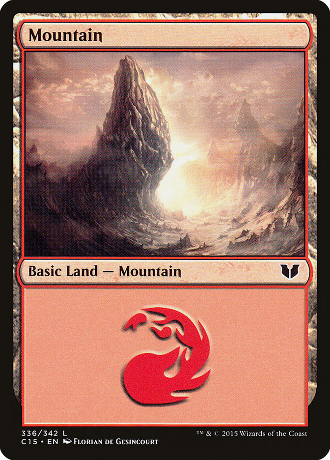 Mountain (336) [Commander 2015] - The Mythic Store | 24h Order Processing