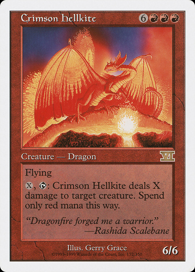 Crimson Hellkite [Classic Sixth Edition] - The Mythic Store | 24h Order Processing