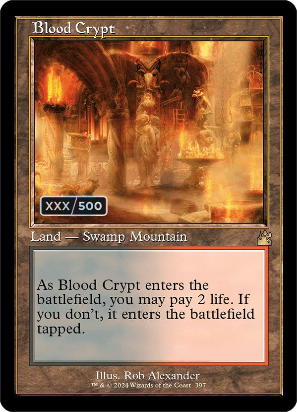 Blood Crypt (Retro) (Serialized) [Ravnica Remastered] - The Mythic Store | 24h Order Processing