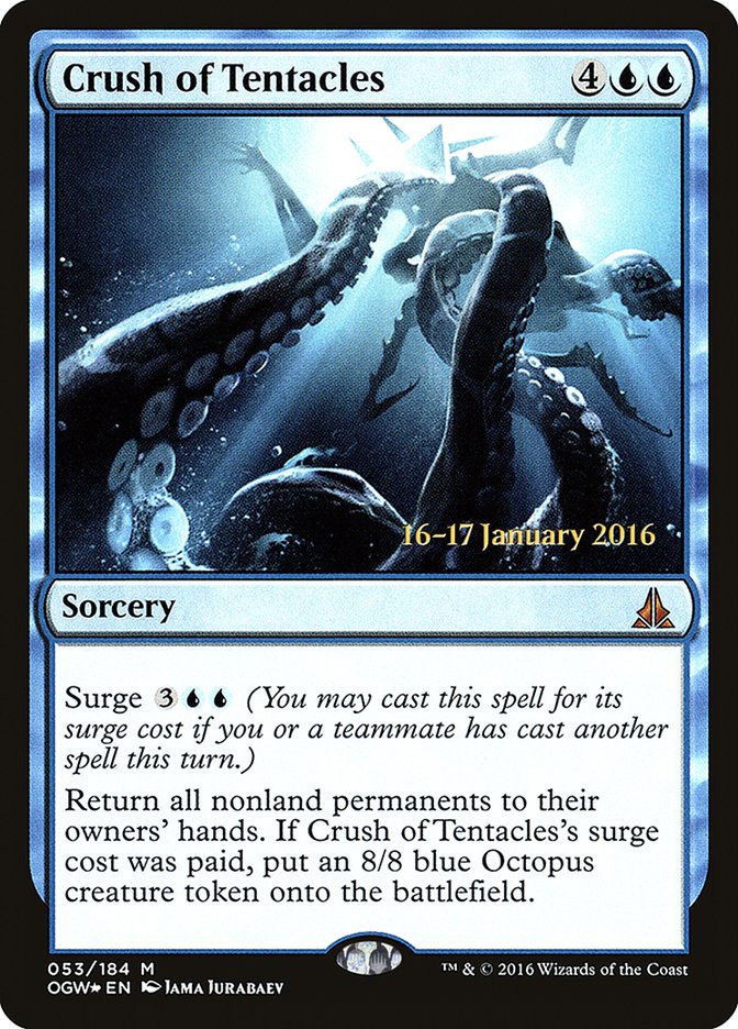 Crush of Tentacles [Oath of the Gatewatch Prerelease Promos] - The Mythic Store | 24h Order Processing