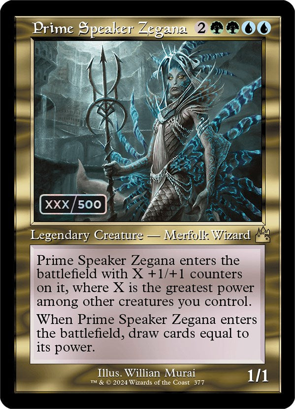 Prime Speaker Zegana (Retro) (Serialized) [Ravnica Remastered] - The Mythic Store | 24h Order Processing