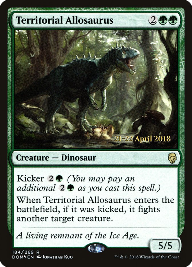 Territorial Allosaurus [Dominaria Prerelease Promos] - The Mythic Store | 24h Order Processing