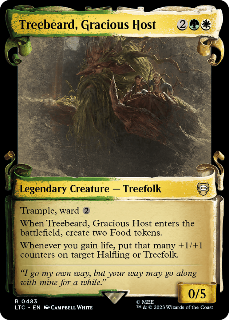 Treebeard, Gracious Host [The Lord of the Rings: Tales of Middle-Earth Commander Showcase Scrolls] - The Mythic Store | 24h Order Processing