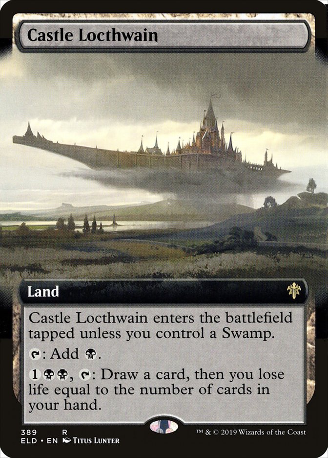 Castle Locthwain (Extended Art) [Throne of Eldraine] - The Mythic Store | 24h Order Processing