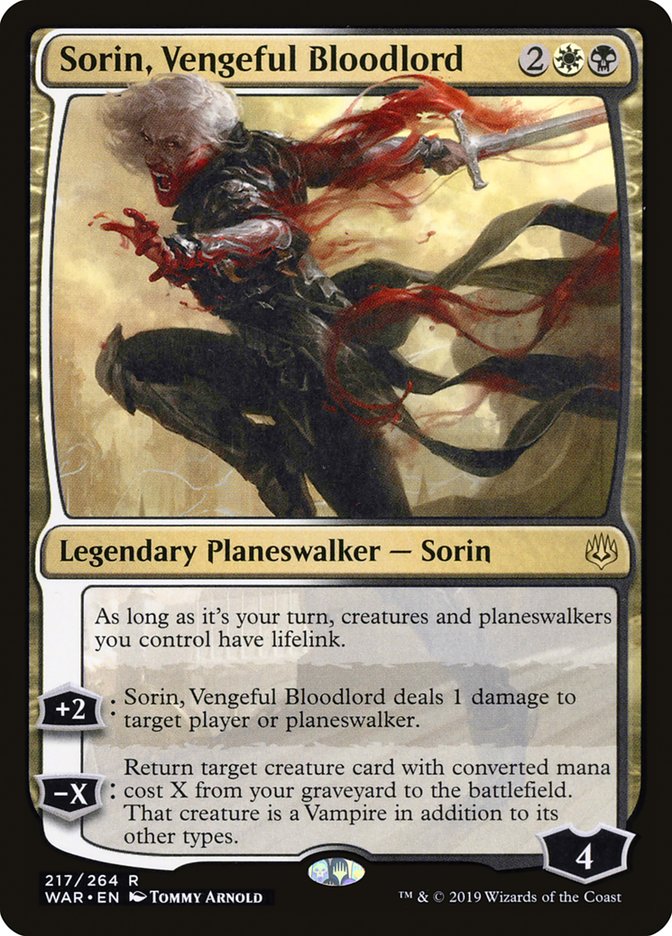 Sorin, Vengeful Bloodlord [War of the Spark] - The Mythic Store | 24h Order Processing