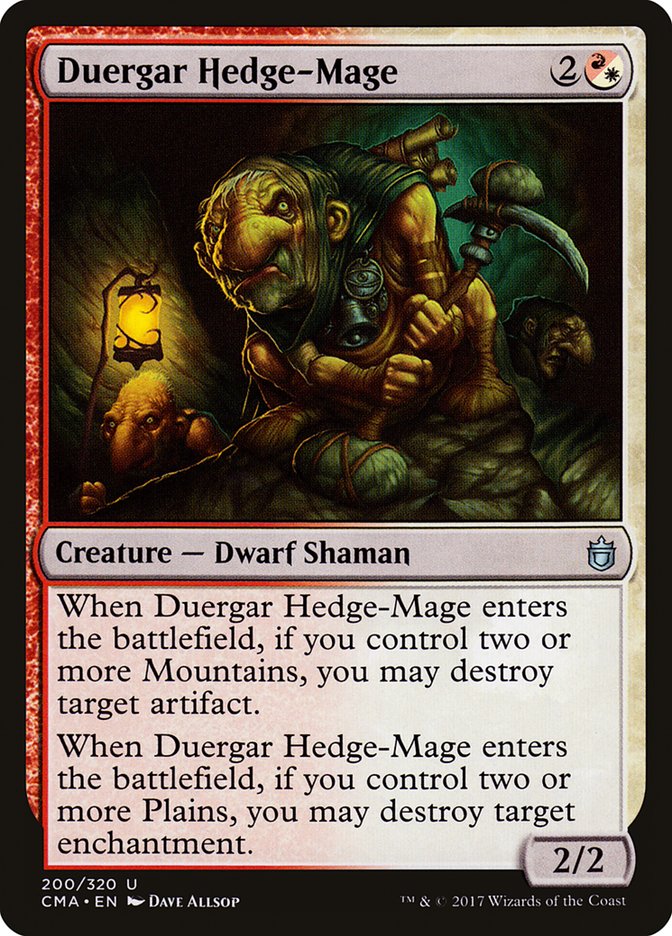 Duergar Hedge-Mage [Commander Anthology] - The Mythic Store | 24h Order Processing