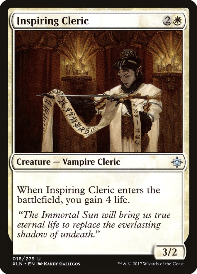 Inspiring Cleric [Ixalan] - The Mythic Store | 24h Order Processing