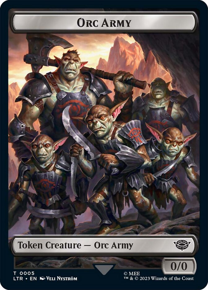 Orc Army Token (05) [The Lord of the Rings: Tales of Middle-Earth Tokens] - The Mythic Store | 24h Order Processing