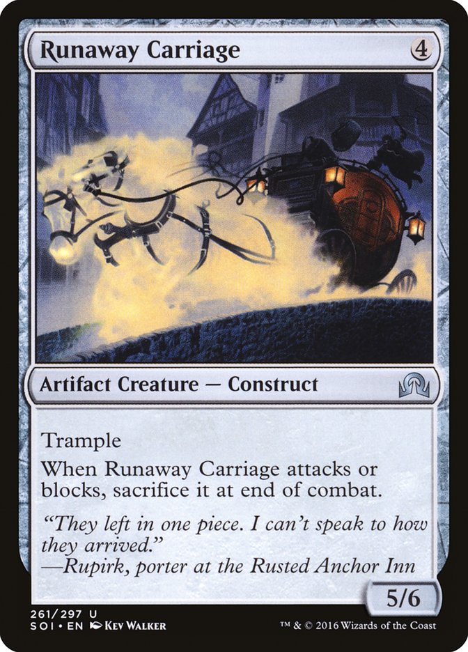 Runaway Carriage [Shadows over Innistrad] - The Mythic Store | 24h Order Processing