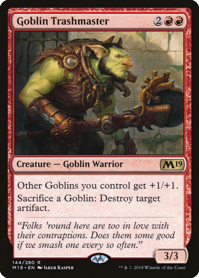 Goblin Trashmaster [Core Set 2019] - The Mythic Store | 24h Order Processing