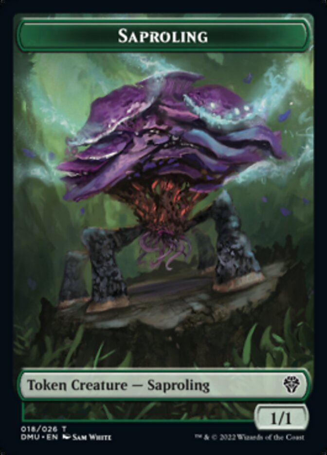 Saproling // Zombie Double-Sided Token [Dominaria United Tokens] - The Mythic Store | 24h Order Processing