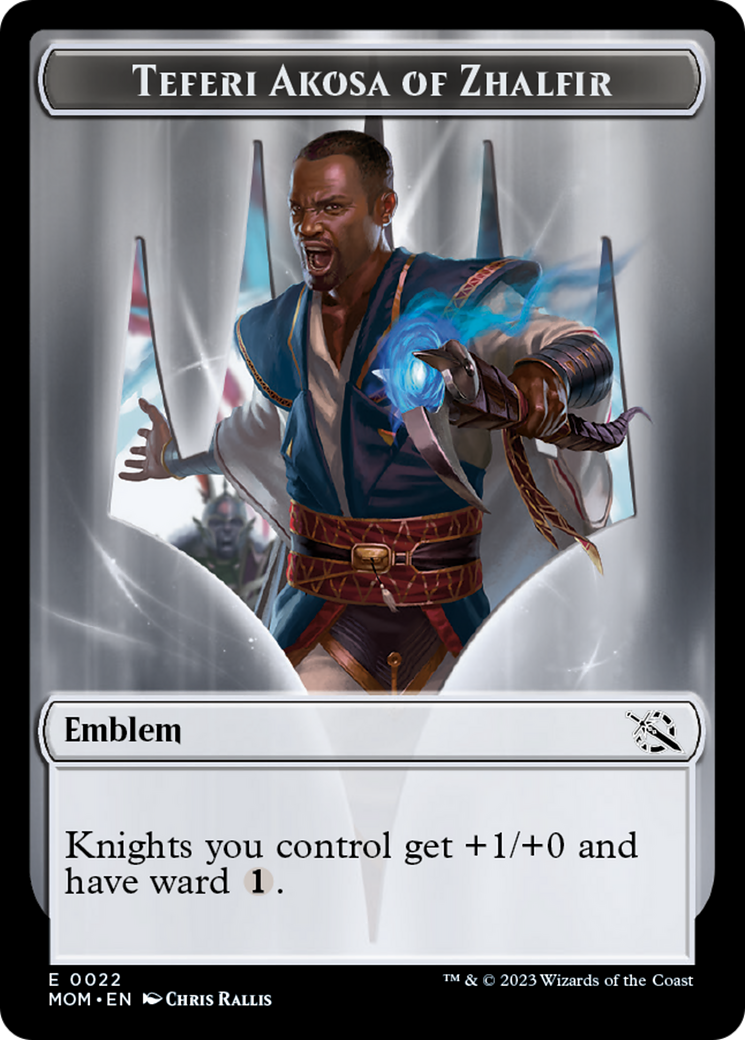 Teferi Akosa of Zhalfir Emblem [March of the Machine Tokens] - The Mythic Store | 24h Order Processing