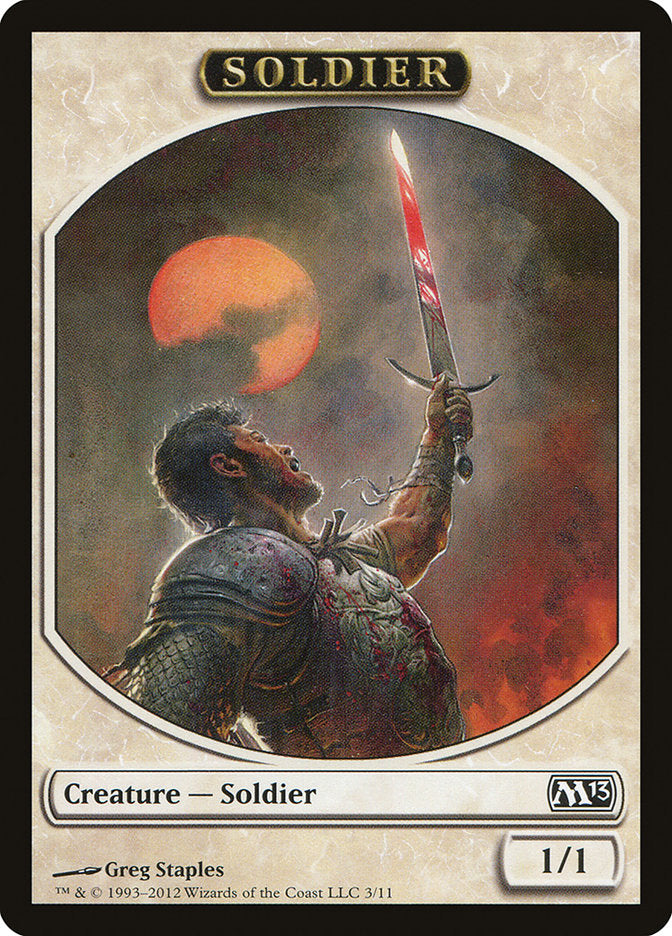 Soldier Token [Magic 2013 Tokens] - The Mythic Store | 24h Order Processing