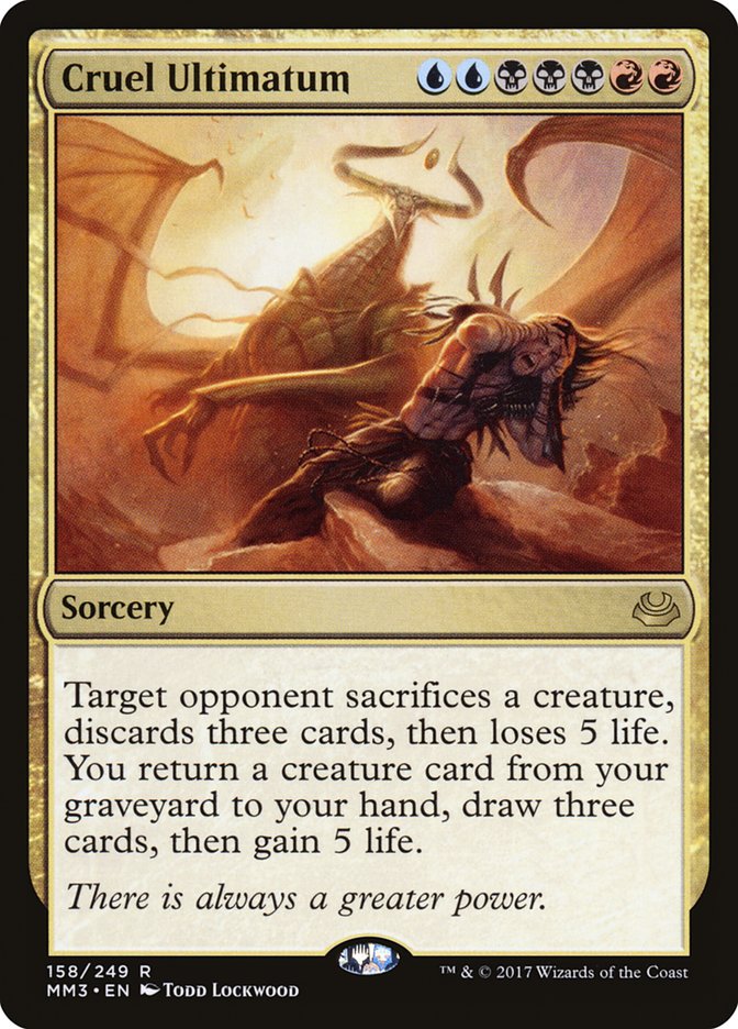 Cruel Ultimatum [Modern Masters 2017] - The Mythic Store | 24h Order Processing