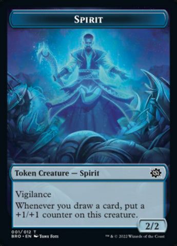 Spirit Token [The Brothers' War Tokens] - The Mythic Store | 24h Order Processing