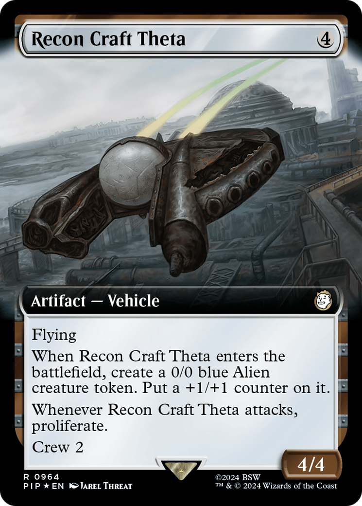 Recon Craft Theta (Extended Art) (Surge Foil) [Fallout] - The Mythic Store | 24h Order Processing