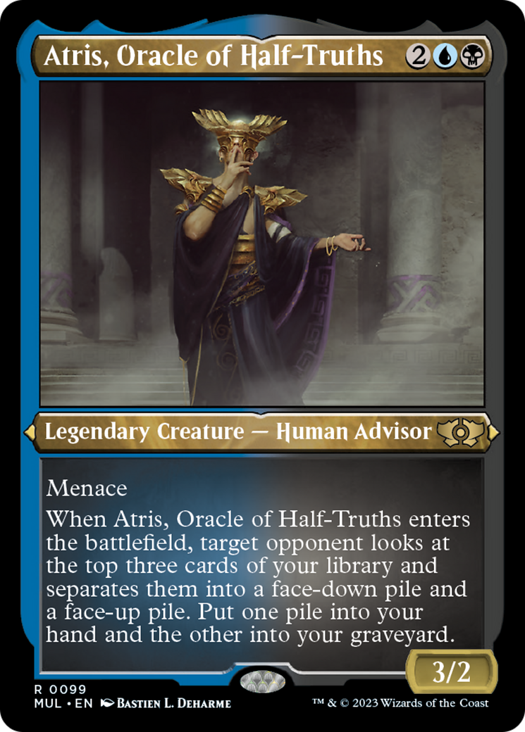 Atris, Oracle of Half-Truths (Foil Etched) [Multiverse Legends] - The Mythic Store | 24h Order Processing