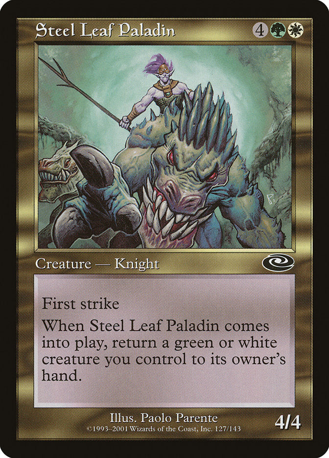Steel Leaf Paladin [Planeshift] - The Mythic Store | 24h Order Processing