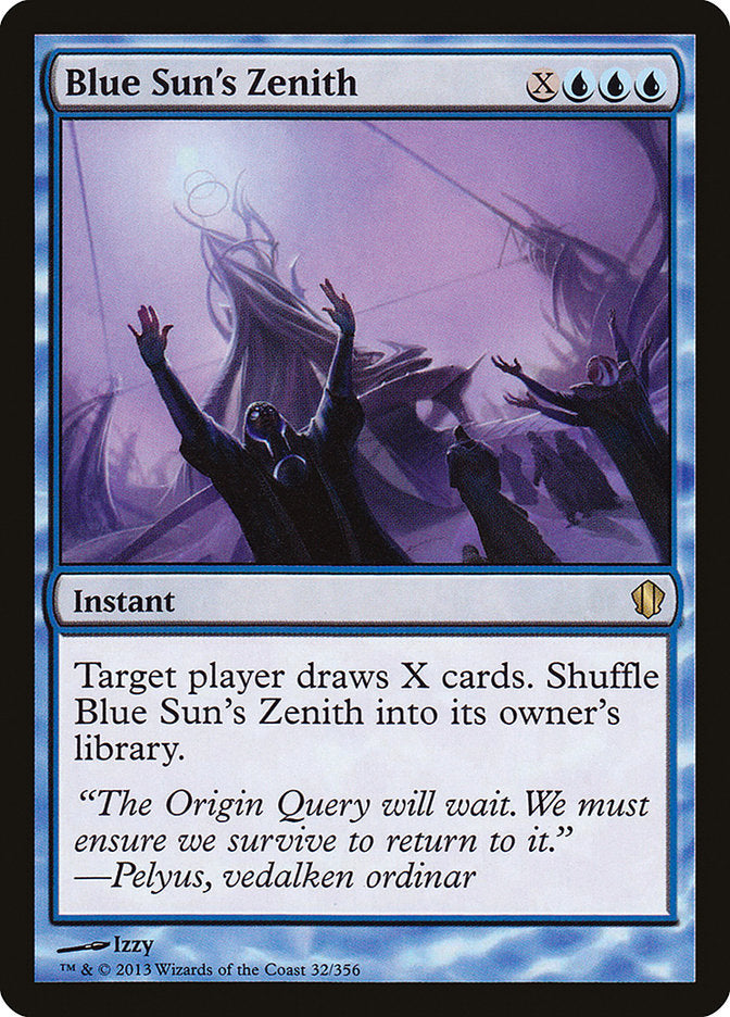 Blue Sun's Zenith [Commander 2013] - The Mythic Store | 24h Order Processing