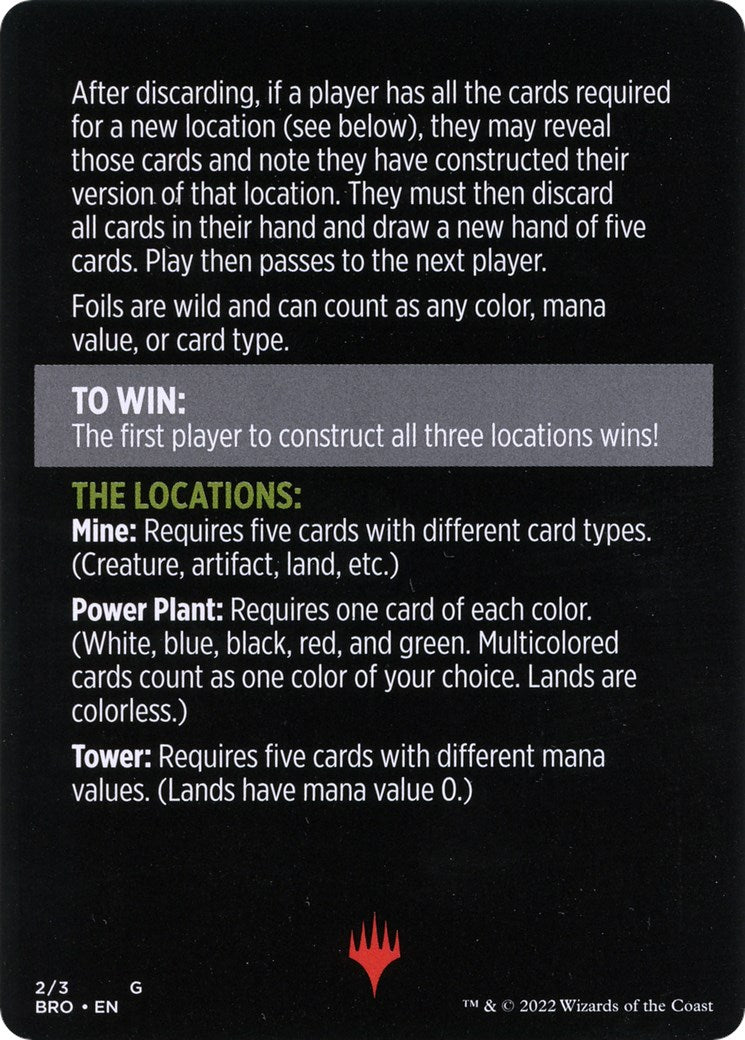 Urza's Blueprints (Magic Minigame) [The Brothers' War Minigame] - The Mythic Store | 24h Order Processing