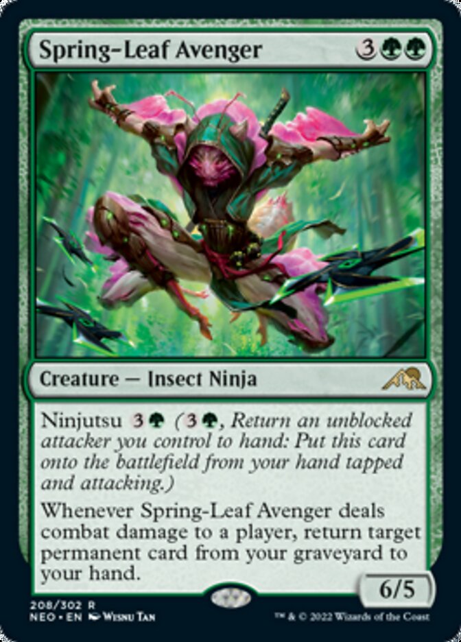 Spring-Leaf Avenger [Kamigawa: Neon Dynasty] - The Mythic Store | 24h Order Processing