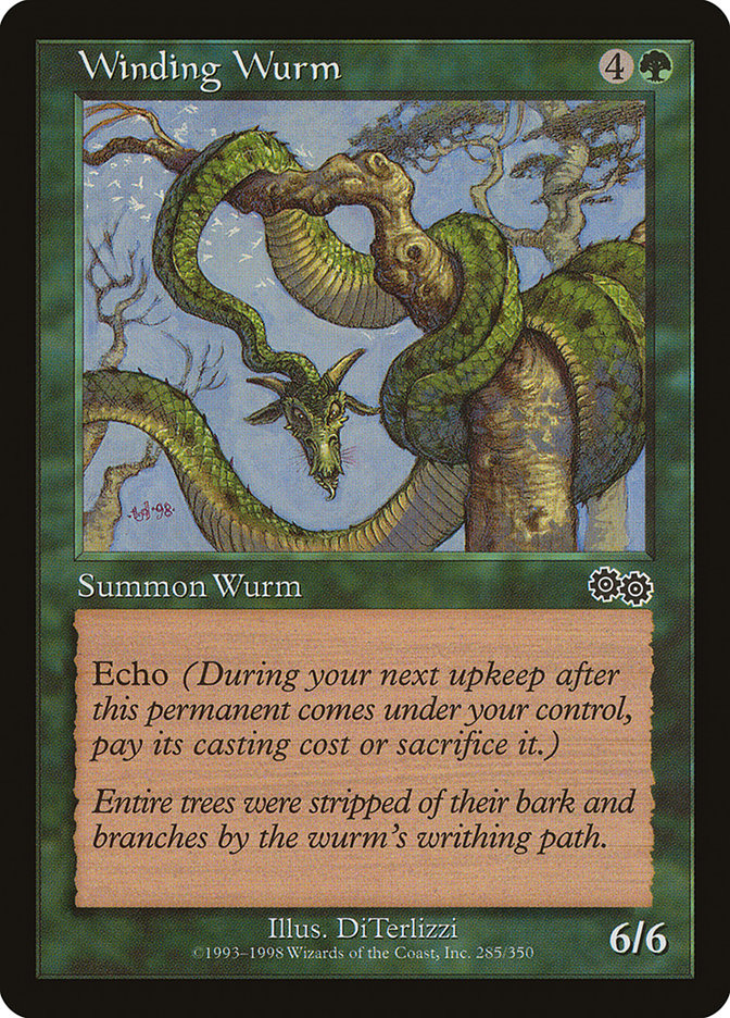 Winding Wurm [Urza's Saga] - The Mythic Store | 24h Order Processing