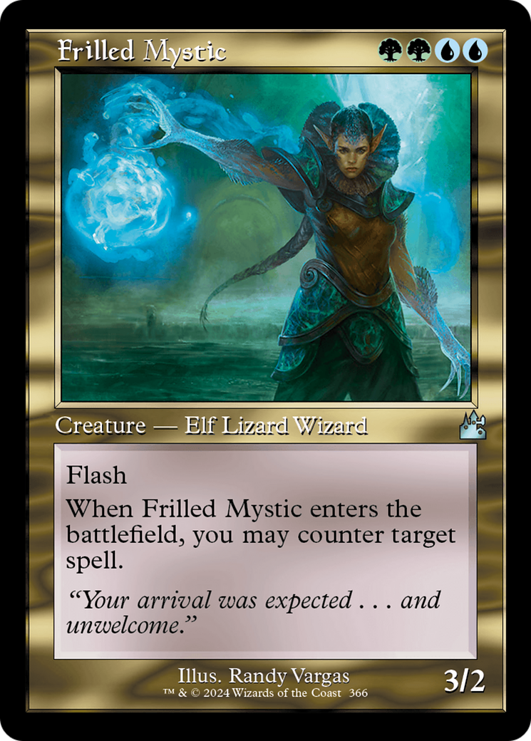 Frilled Mystic (Retro Frame) [Ravnica Remastered] - The Mythic Store | 24h Order Processing