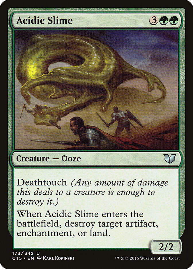 Acidic Slime [Commander 2015] - The Mythic Store | 24h Order Processing