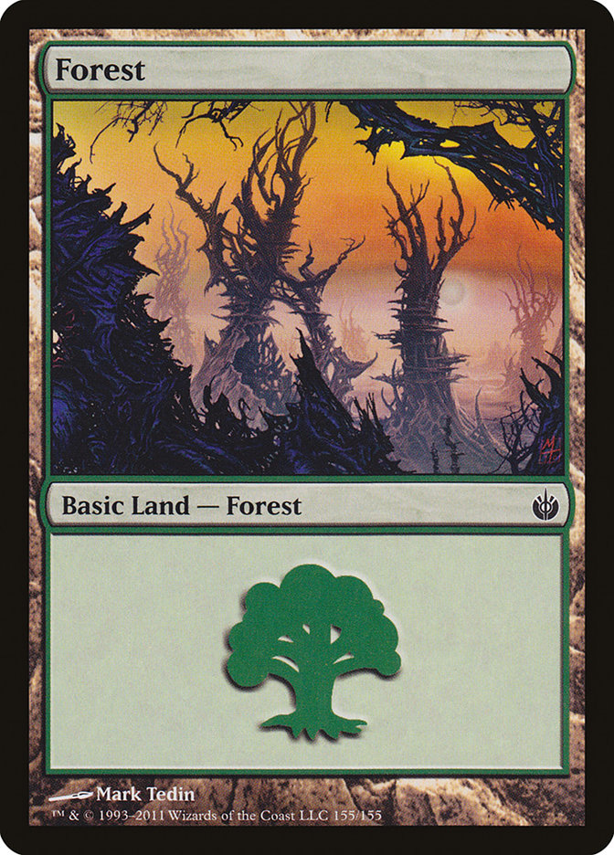 Forest (155) [Mirrodin Besieged] - The Mythic Store | 24h Order Processing