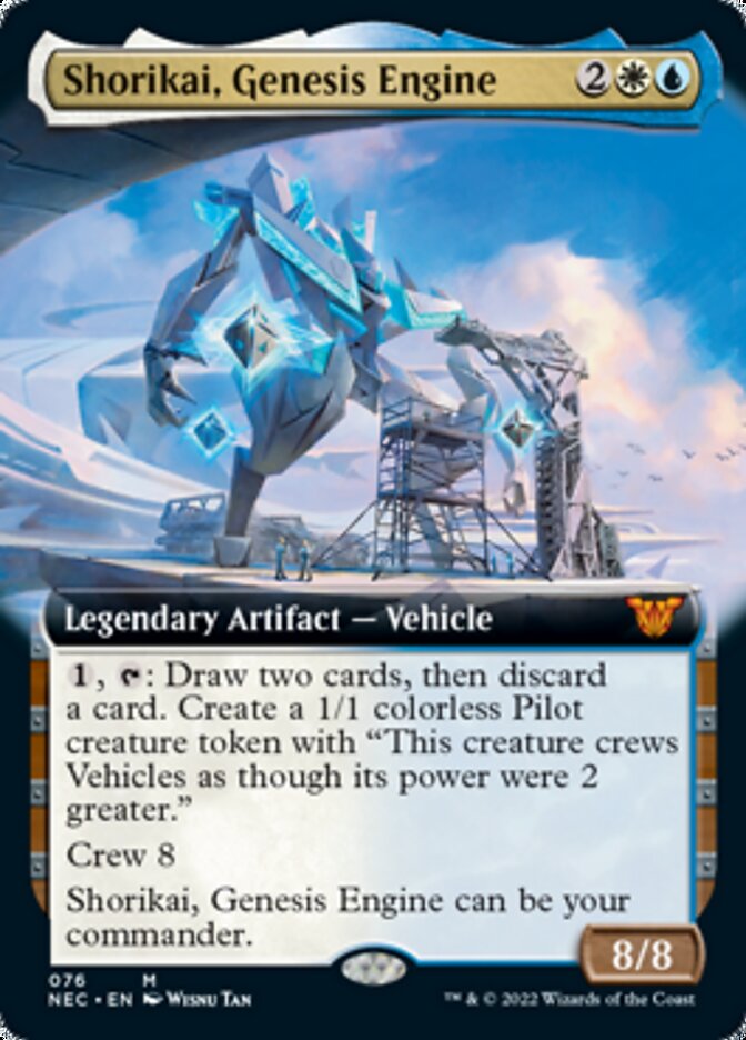Shorikai, Genesis Engine (Extended Art) [Kamigawa: Neon Dynasty Commander] - The Mythic Store | 24h Order Processing