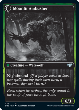Oakshade Stalker // Moonlit Ambusher [Innistrad: Double Feature] - The Mythic Store | 24h Order Processing
