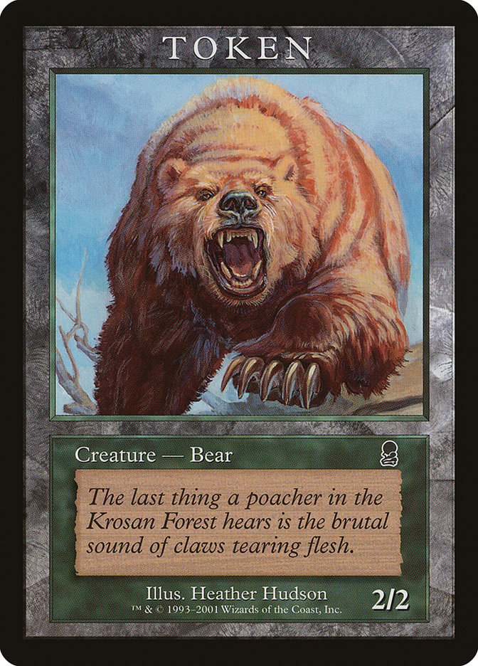 Bear Token [Magic Player Rewards 2001] - The Mythic Store | 24h Order Processing